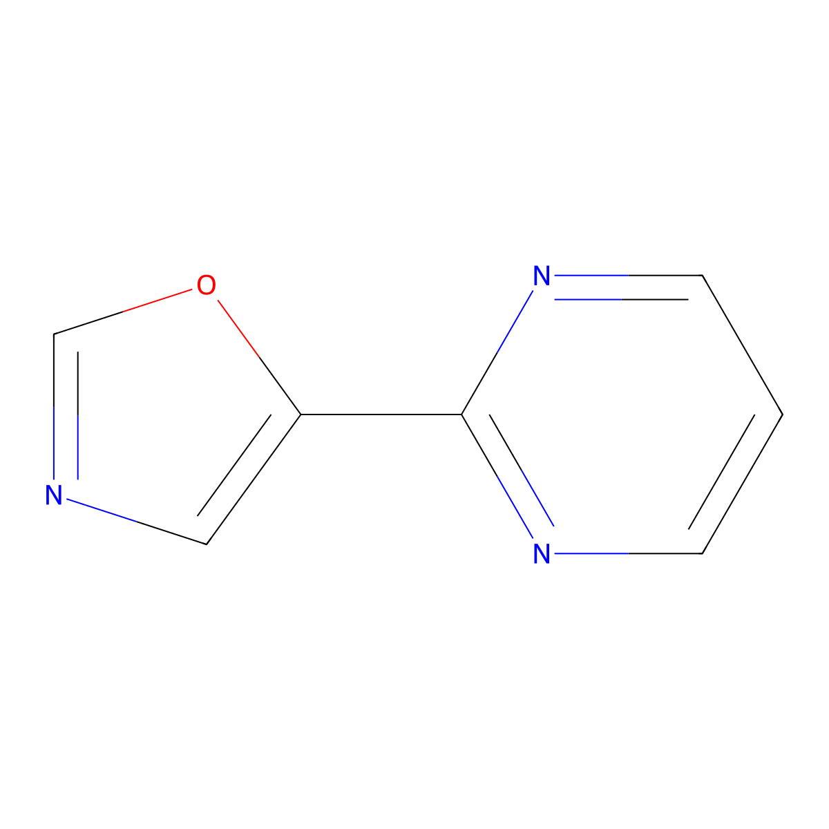 5-(Pyrimidin-2-yl)oxazole molecular structure, CAS 1935444-33-9