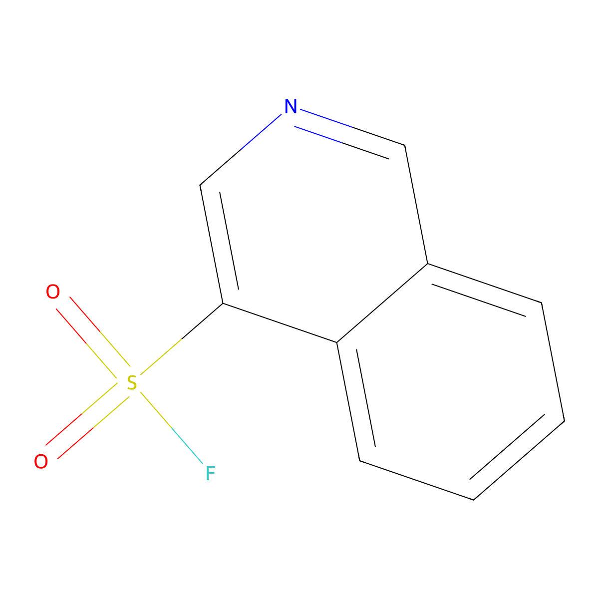 Isoquinoline-4-sulfonyl fluoride molecular structure, CAS 1935460-21-1