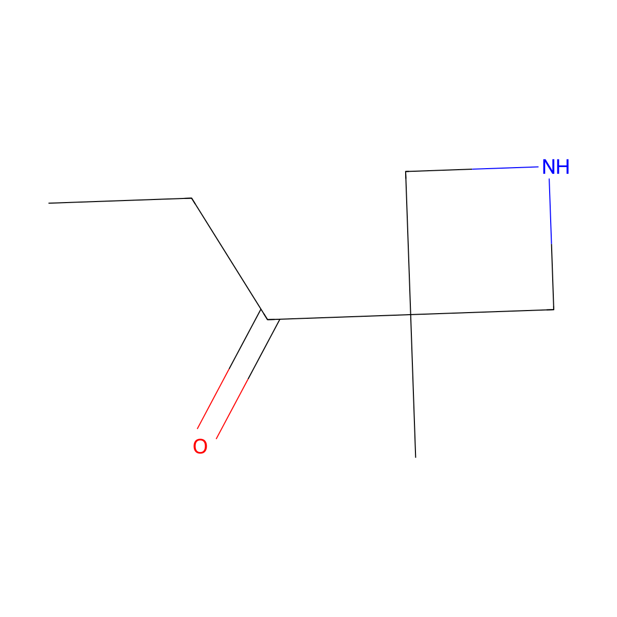 1-(3-Methylazetidin-3-yl)propan-1-one molecular structure, CAS 1935491-10-3