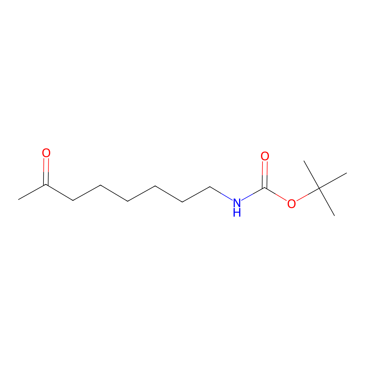 tert-butyl N-(7-oxooctyl)carbamate molecular structure, CAS 1935507-07-5