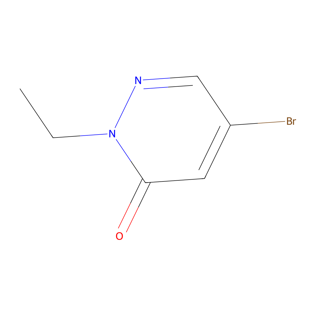 5-Bromo-2-ethylpyridazin-3(2H)-one molecular structure, CAS 1935542-57-6