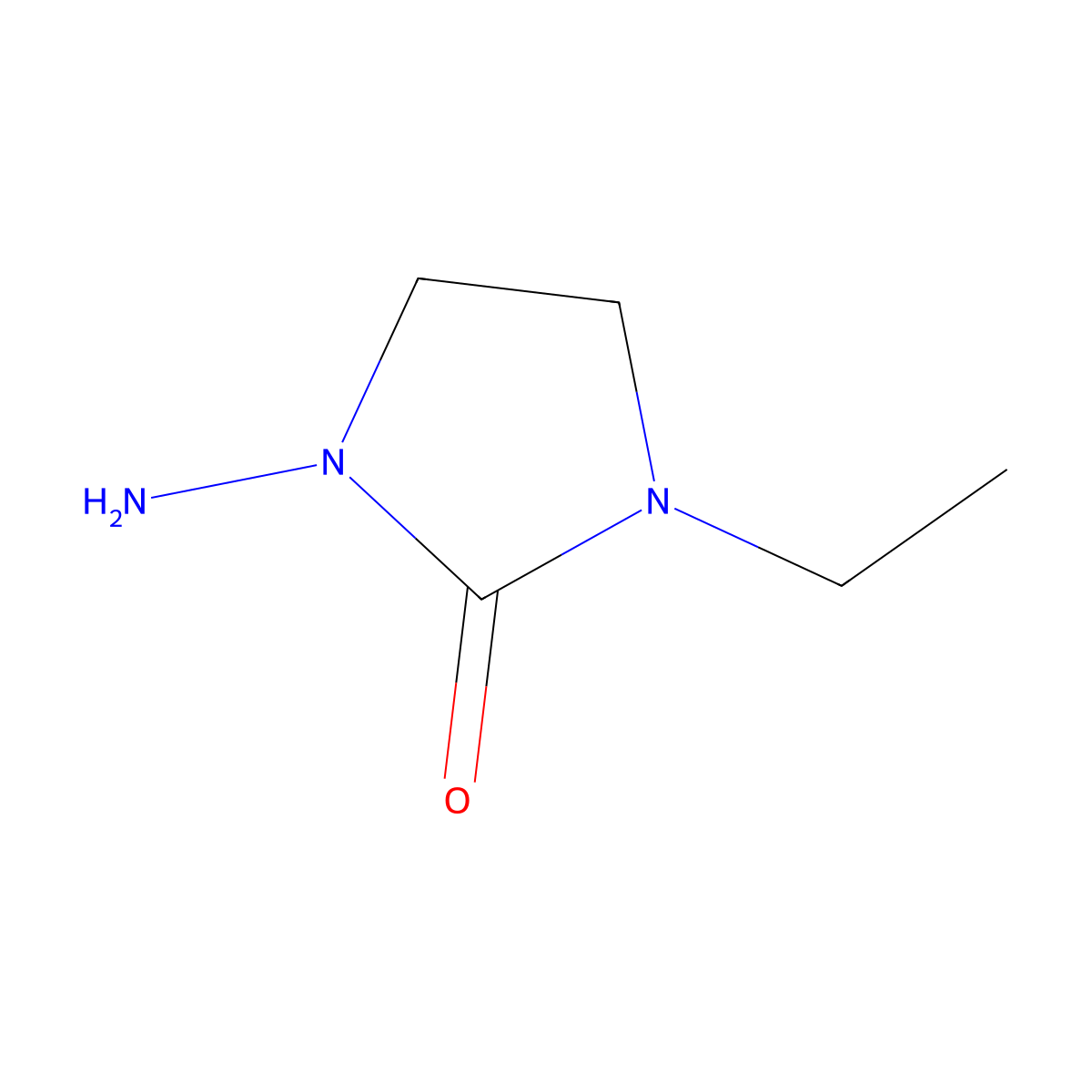 1-Amino-3-ethylimidazolidin-2-one molecular structure, CAS 1935555-45-5