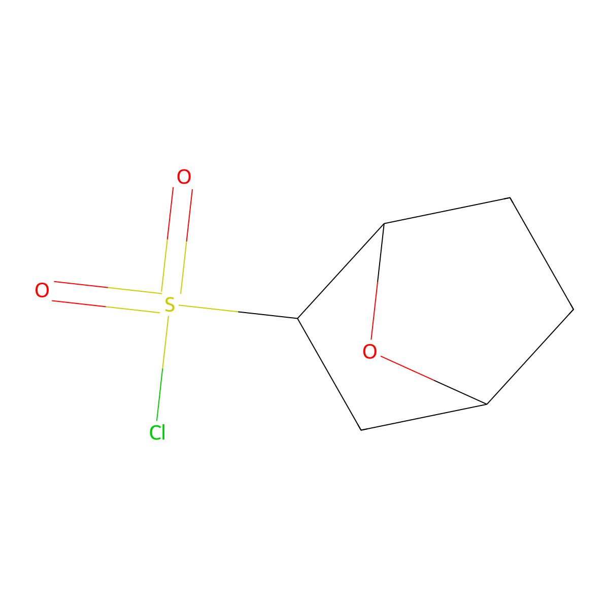 7-Oxabicyclo[2.2.1]heptane-2-sulfonyl chloride molecular structure, CAS 1935577-80-2