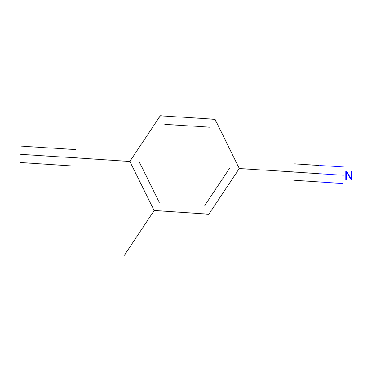 4-Ethynyl-3-methylbenzonitrile molecular structure, CAS 1935611-30-5