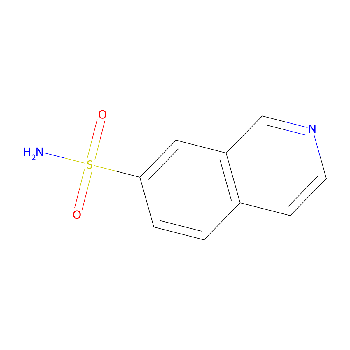 Isoquinoline-7-sulfonamide molecular structure, CAS 1935612-77-3