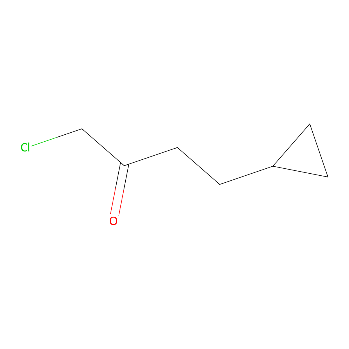 1-Chloro-4-cyclopropylbutan-2-one molecular structure, CAS 1935618-80-6