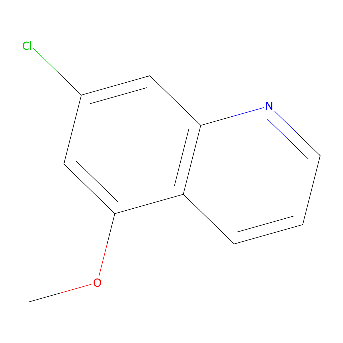 7-Chloro-5-methoxyquinoline molecular structure, CAS 1935618-88-4
