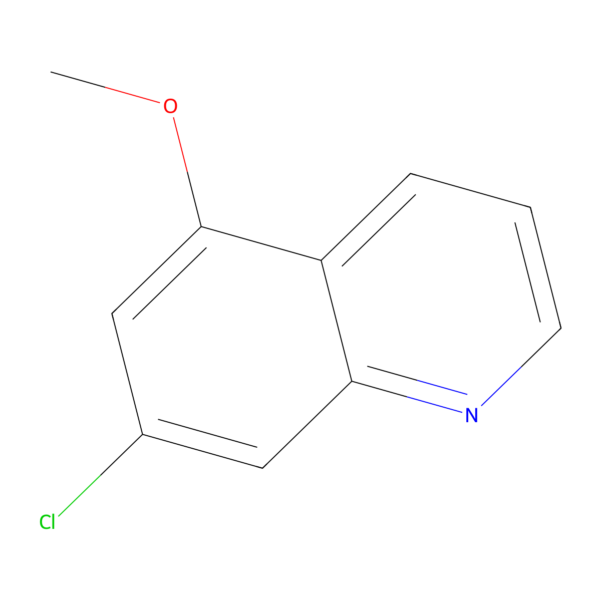 7-Chloro-5-methoxyquinoline molecular structure, CAS 1935618-88-4
