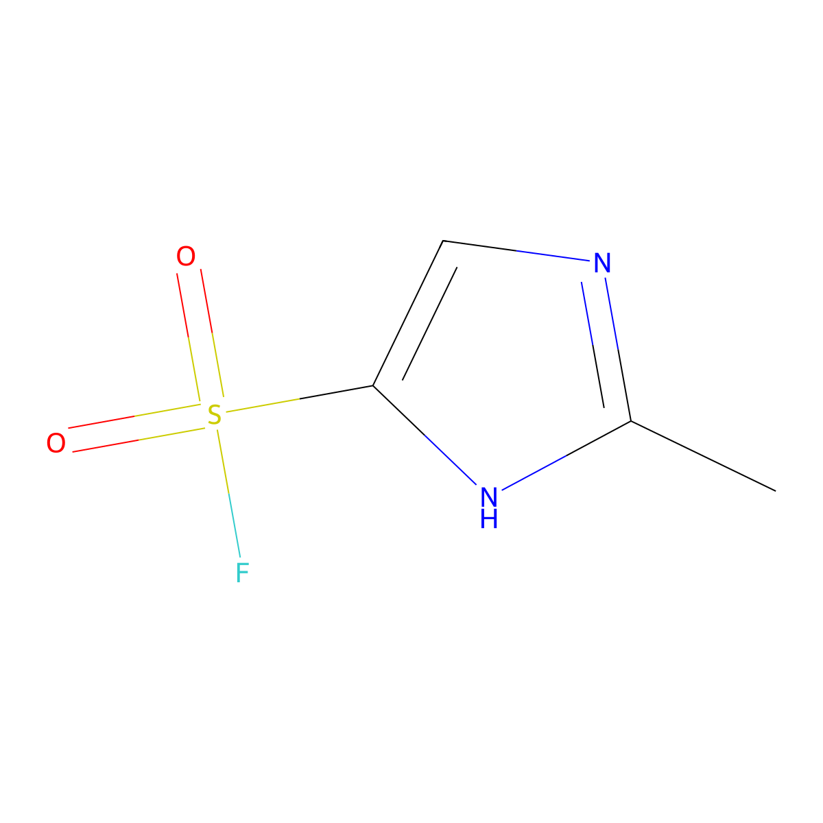 2-Methyl-1H-imidazole-5-sulfonyl fluoride molecular structure, CAS 1935641-35-2