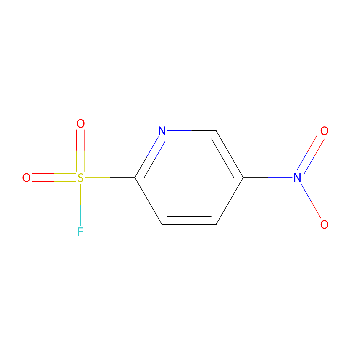 5-Nitropyridine-2-sulfonyl fluoride molecular structure, CAS 1935641-61-4