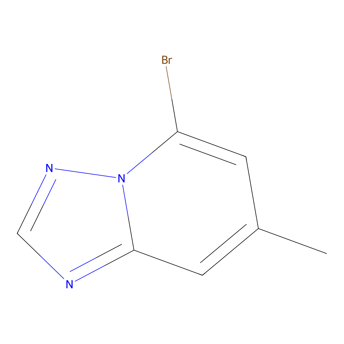5-Bromo-7-methyl-[1,2,4]triazolo[1,5-a]pyridine molecular structure, CAS 1935653-71-6