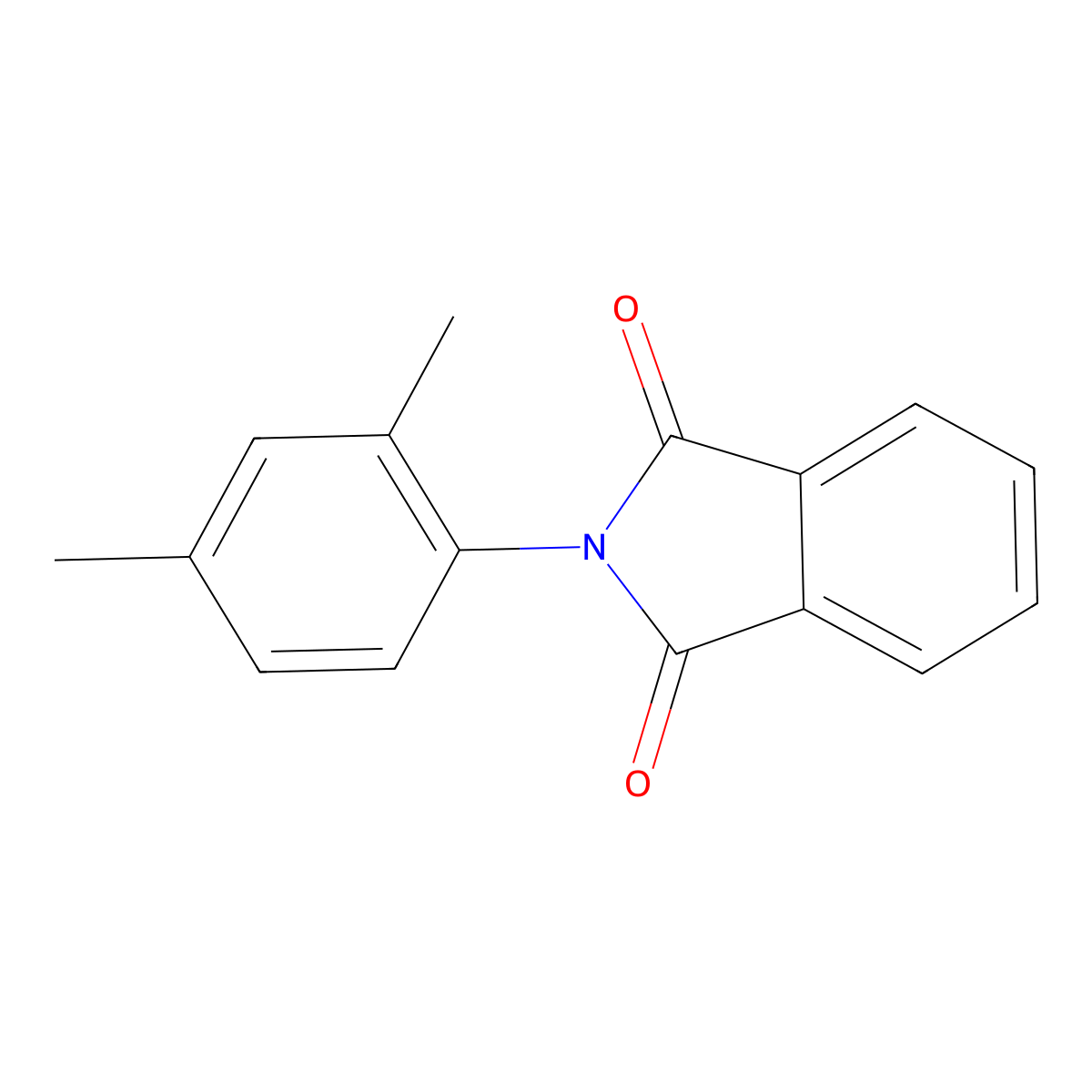 2-(2,4-dimethylphenyl)-1H-isoindole-1,3(2H)-dione molecular structure, CAS 19357-30-3