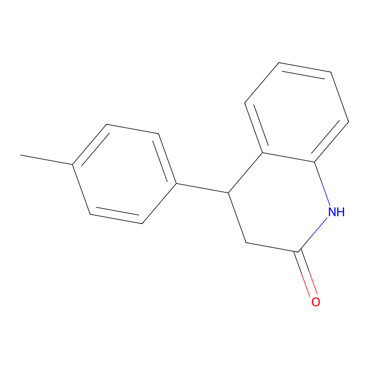 4-(4-Methylphenyl)-1,2,3,4-tetrahydroquinolin-2-one molecular structure, CAS 19358-37-3