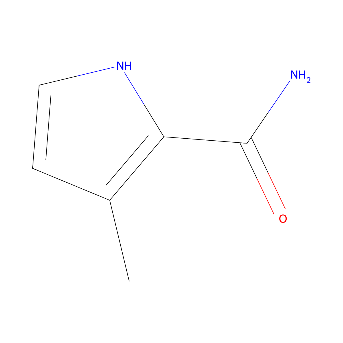 3-Methyl-1H-pyrrole-2-carboxamide molecular structure, CAS 1935854-24-2