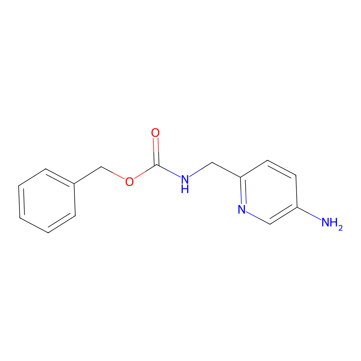 benzyl N-[(5-aminopyridin-2-yl)methyl]carbamate molecular structure, CAS 1935911-74-2