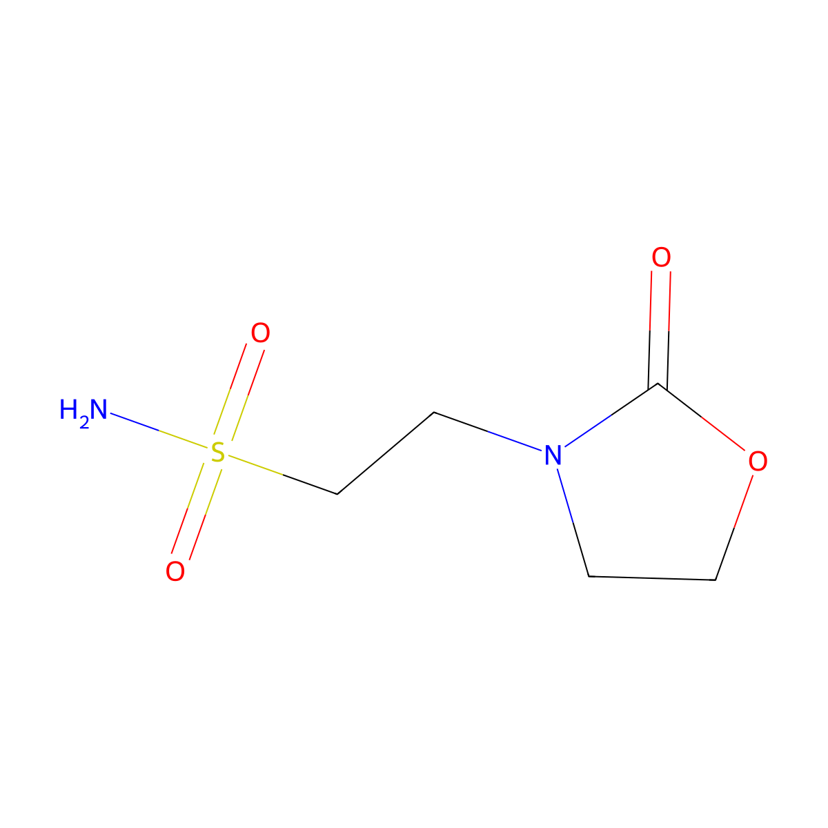 2-(2-Oxo-1,3-oxazolidin-3-yl)ethane-1-sulfonamide molecular structure, CAS 1935939-95-9