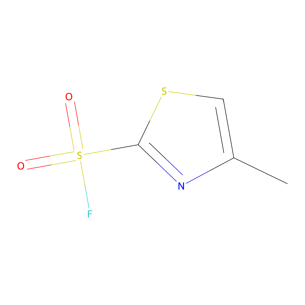 4-Methyl-1,3-thiazole-2-sulfonyl fluoride molecular structure, CAS 1935953-45-9