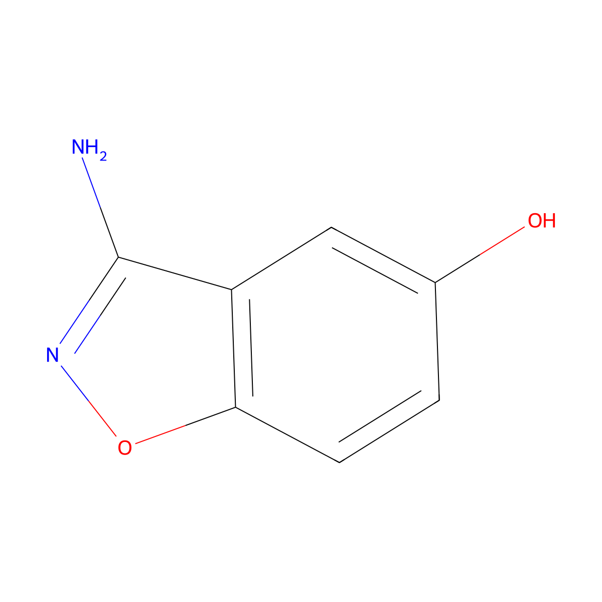 3-Aminobenzo[d]isoxazol-5-ol molecular structure, CAS 1935975-88-4