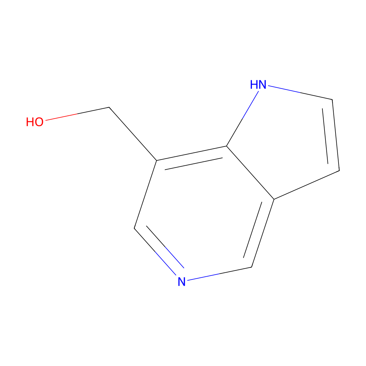 {1H-pyrrolo[3,2-c]pyridin-7-yl}methanol molecular structure, CAS 1935977-95-9
