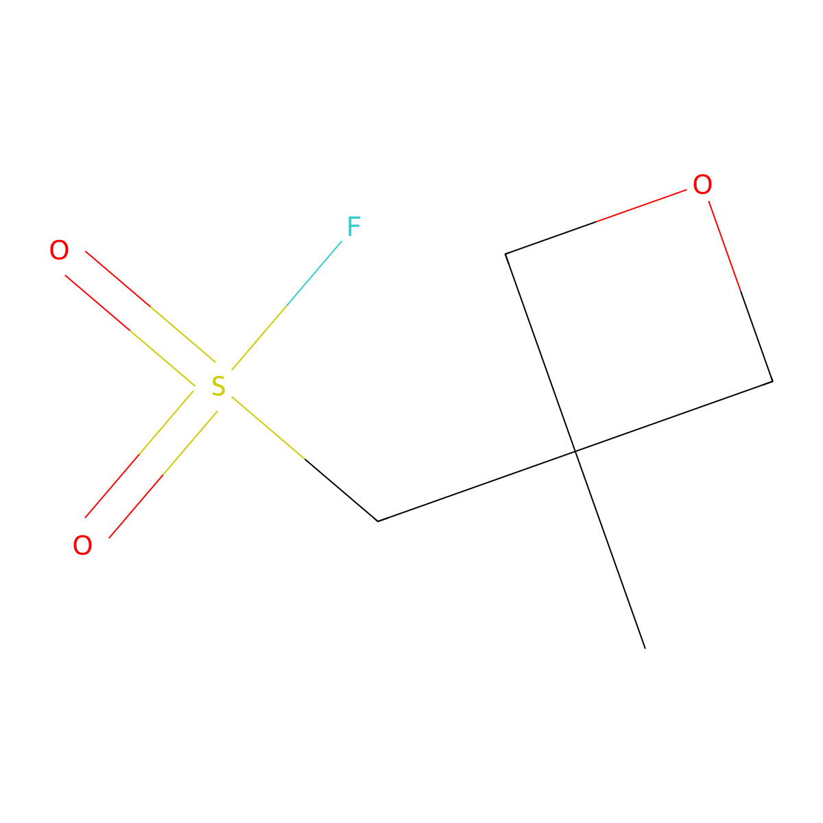 (3-Methyloxetan-3-yl)methanesulfonyl fluoride molecular structure, CAS 1935988-09-2