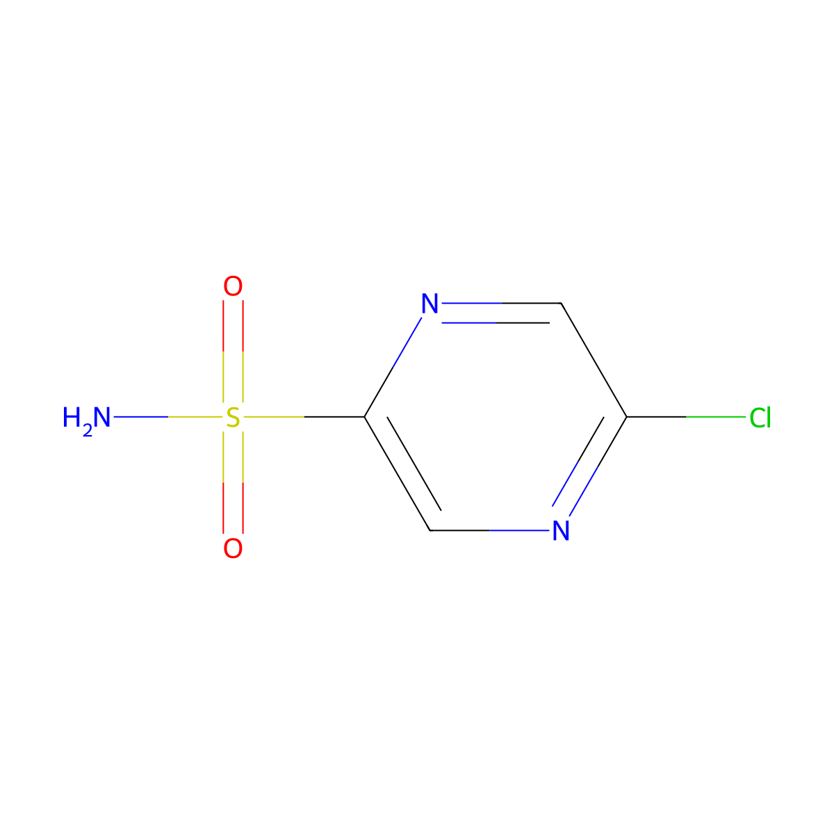 5-Chloropyrazine-2-sulfonamide molecular structure, CAS 1935988-89-8