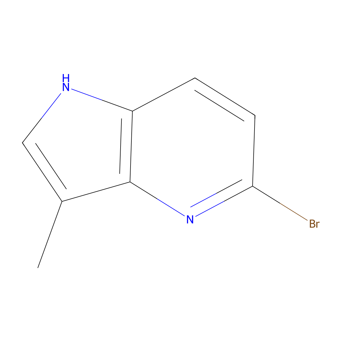 5-bromo-3-methyl-1H-pyrrolo[3,2-b]pyridine molecular structure, CAS 1935992-71-4