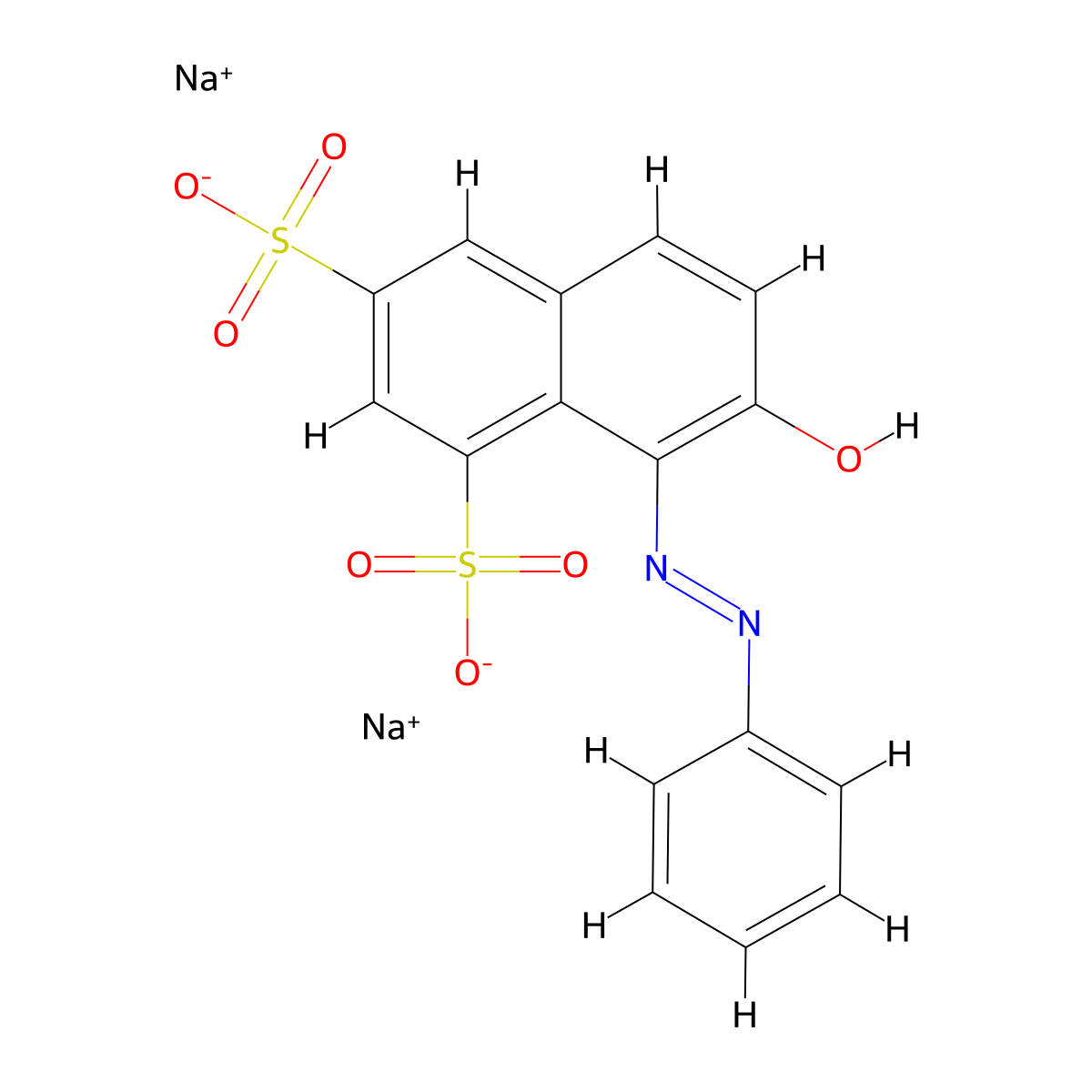 C.I. Acid Orange 10 molecular structure, CAS 1936-15-8