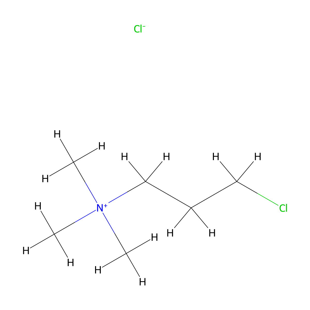 (3-Chloropropyl)-trimethylammonium chloride molecular structure, CAS 1936-95-4