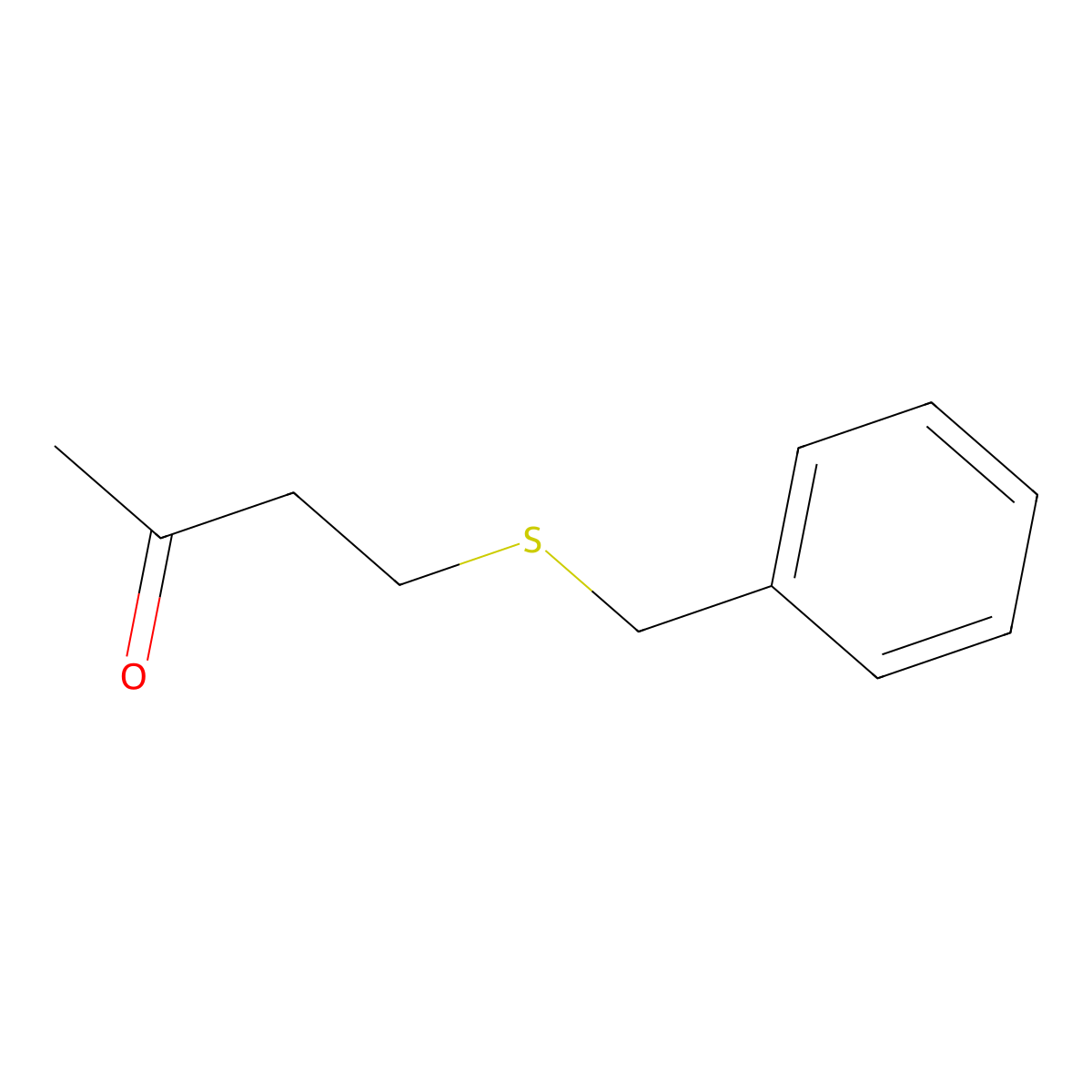 4-(Benzylsulfanyl)butan-2-one molecular structure, CAS 19360-96-4