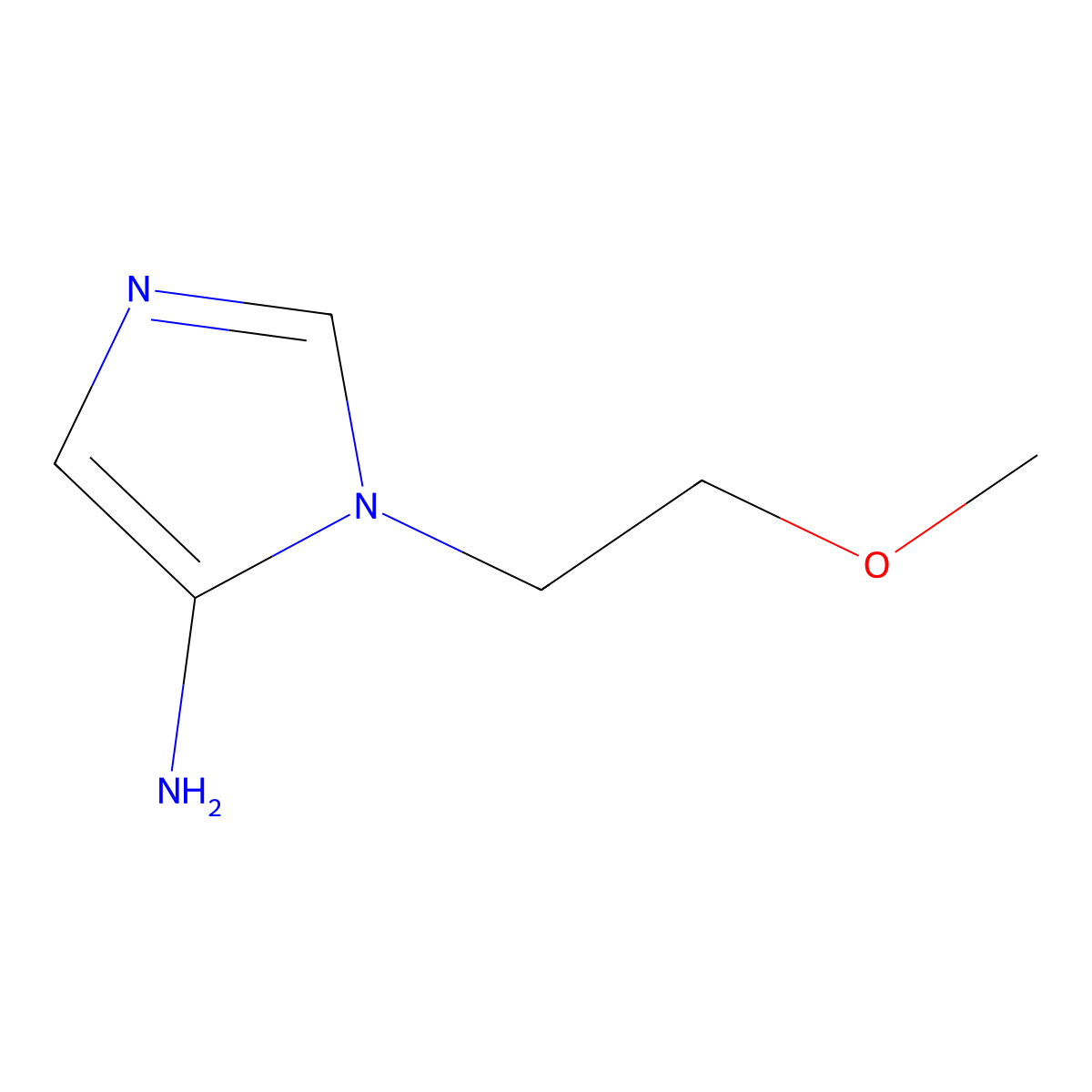 1-(2-Methoxyethyl)-1H-imidazol-5-amine molecular structure, CAS 1936003-74-5