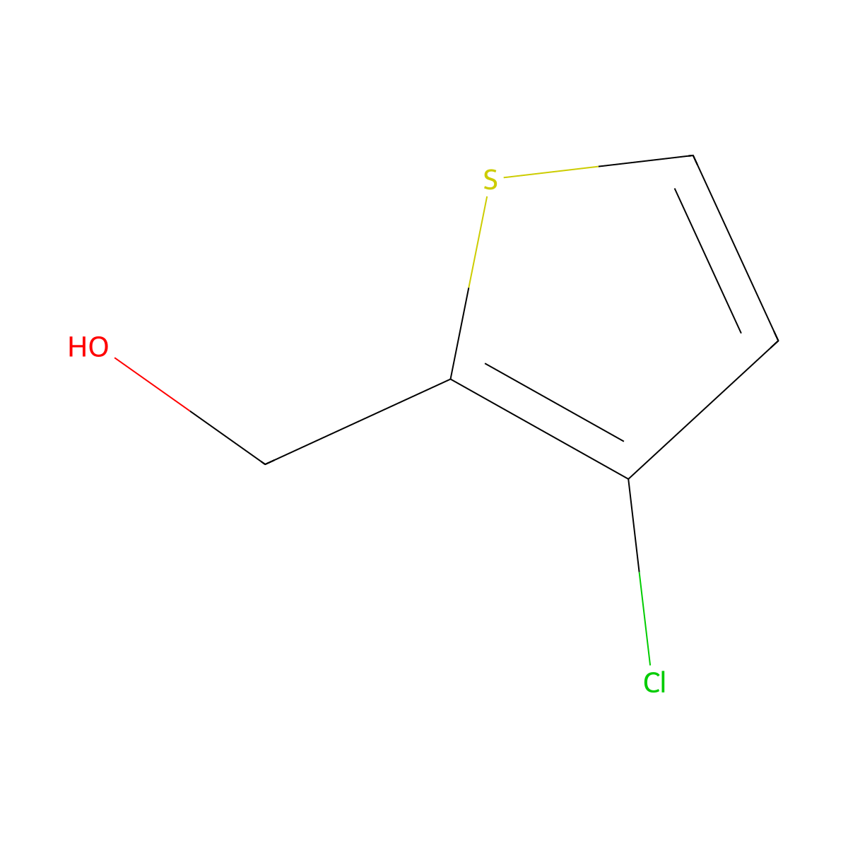 (3-Chlorothiophen-2-yl)methanol molecular structure, CAS 193602-41-4