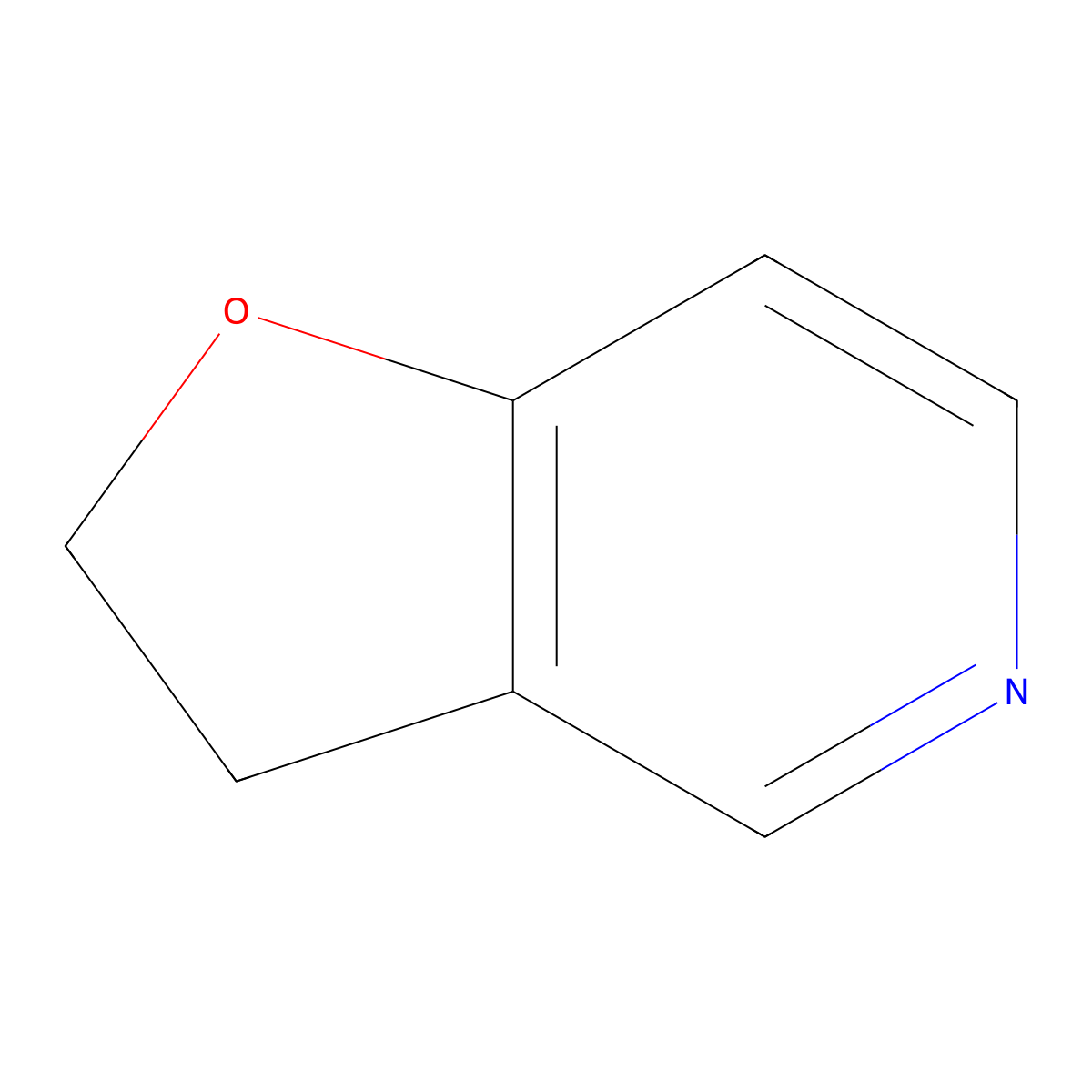 2H,3H-furo(3,2-c)pyridine molecular structure, CAS 193605-29-7