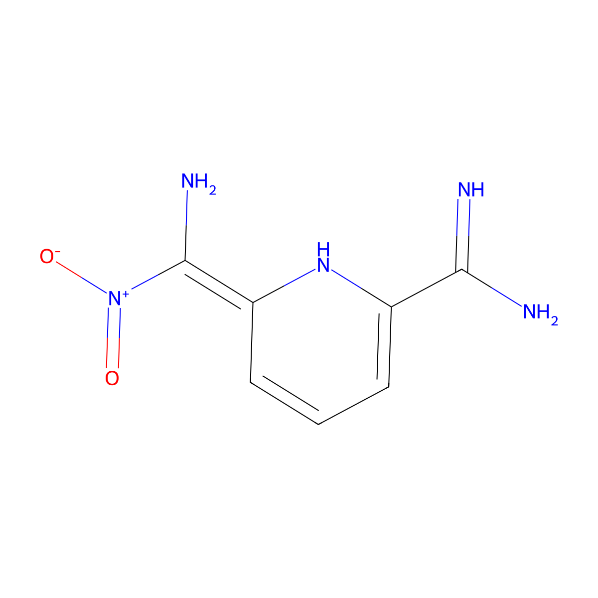 N2,N2-dihydroxypyridine-2,6-dicarboximidamide molecular structure, CAS 1936062-80-4