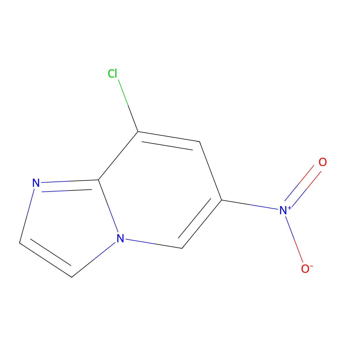 8-Chloro-6-nitro-imidazo[1,2-a]pyridine molecular structure, CAS 1936087-76-1