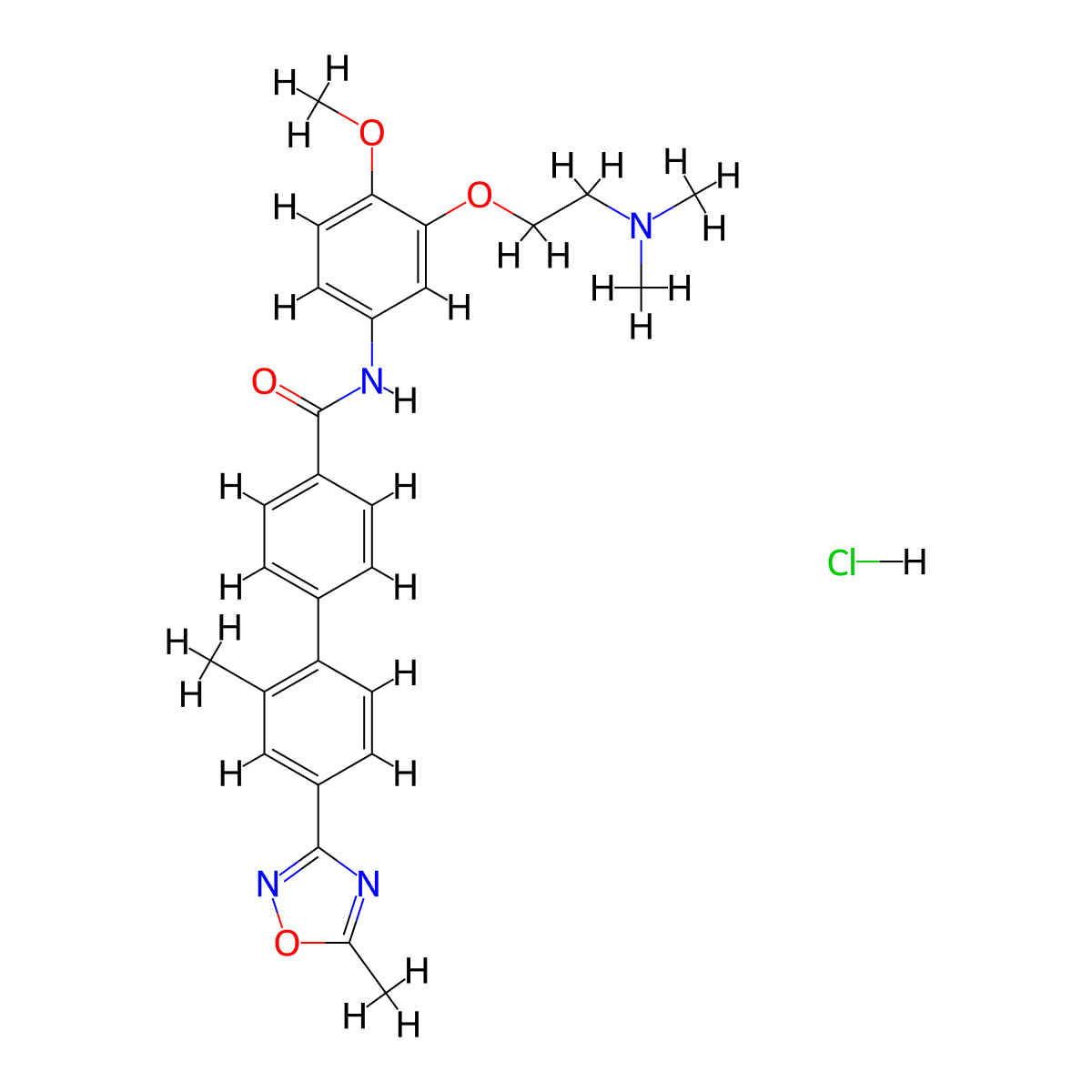 SB 216641 hydrochloride molecular structure, CAS 193611-67-5