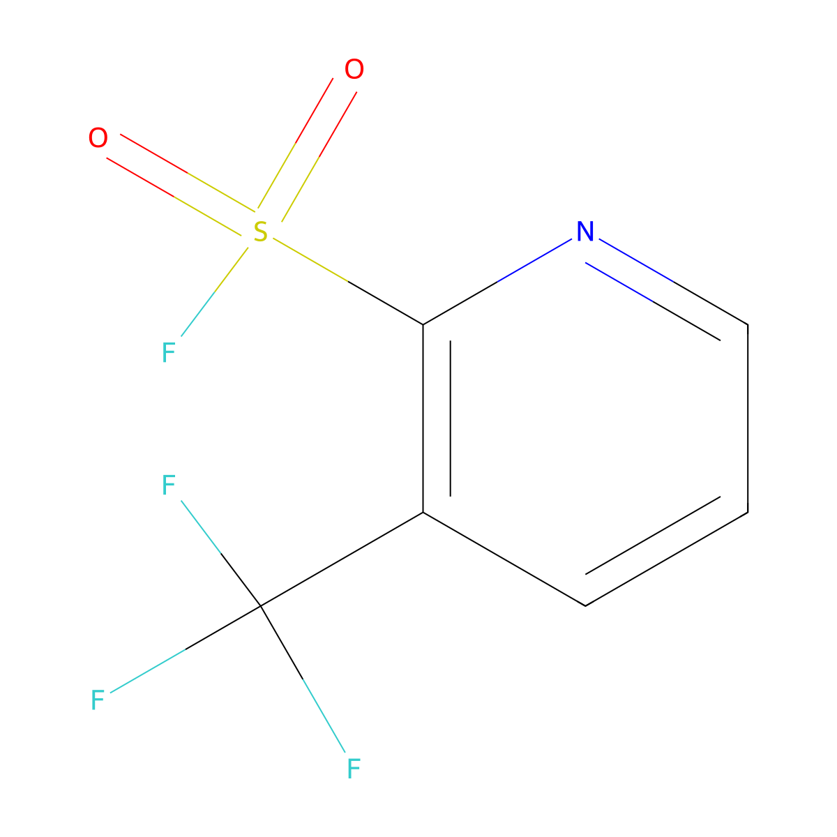 3-(Trifluoromethyl)pyridine-2-sulfonyl fluoride molecular structure, CAS 1936113-73-3