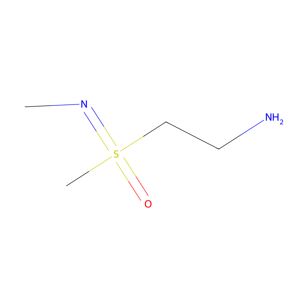 (2-Aminoethyl)(methyl)(methylimino)-lambda6-sulfanone molecular structure, CAS 1936175-88-0