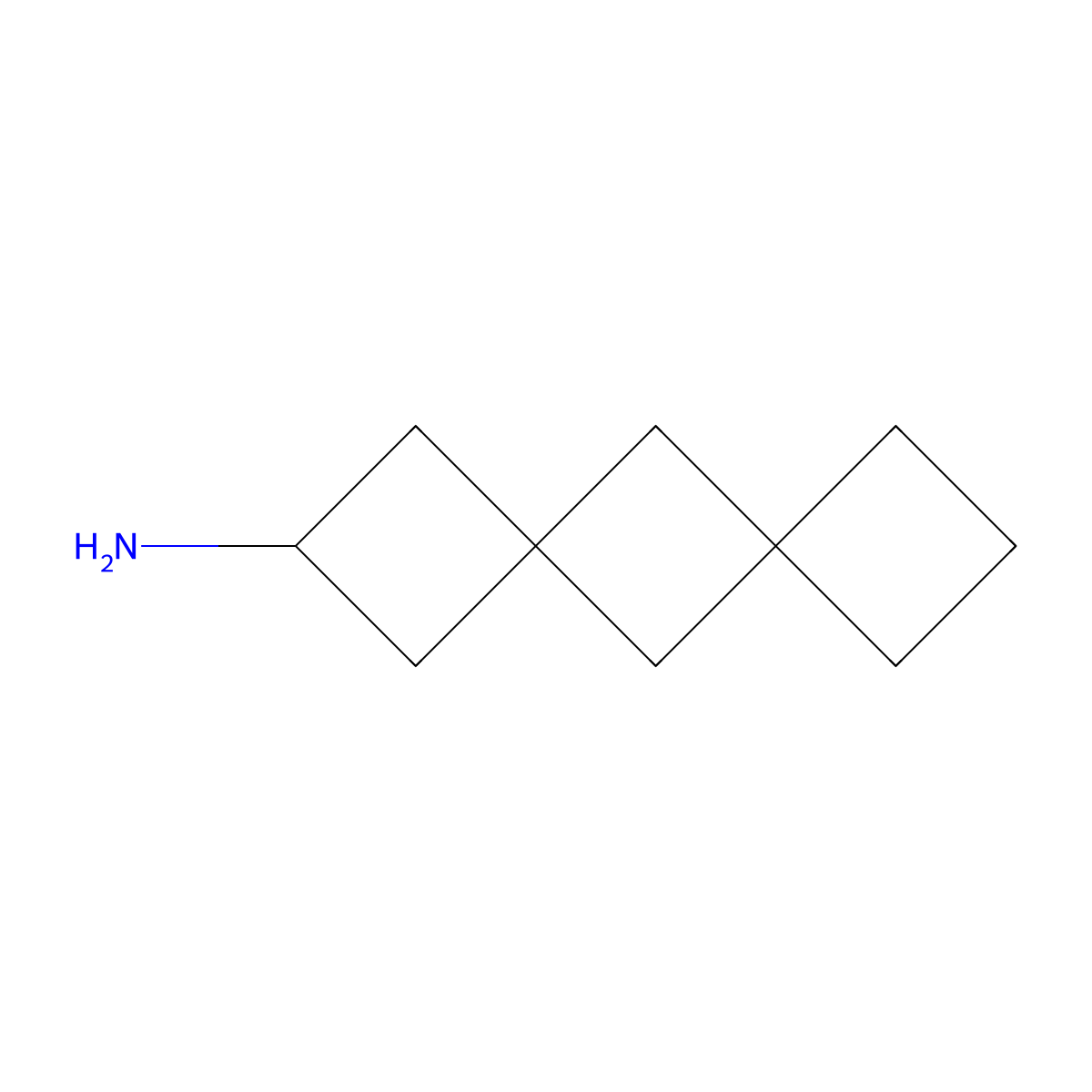 Dispiro[3.1.3^{6}.1^{4}]decan-2-amine molecular structure, CAS 1936185-66-8