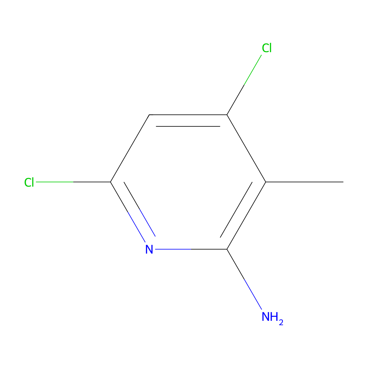 4,6-Dichloro-3-methylpyridin-2-amine molecular structure, CAS 1936207-99-6