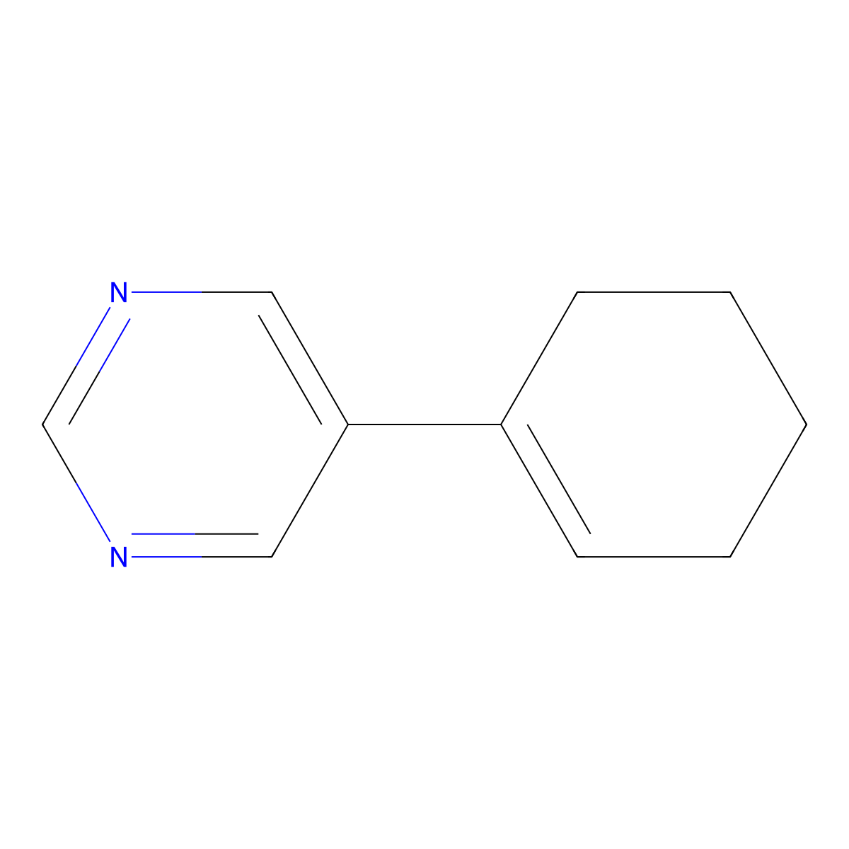 5-(Cyclohex-1-en-1-yl)pyrimidine molecular structure, CAS 1936212-08-6