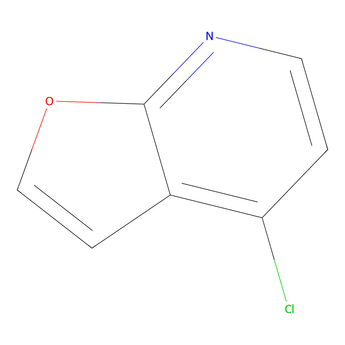 4-Chlorofuro[2,3-b]pyridine molecular structure, CAS 193624-86-1
