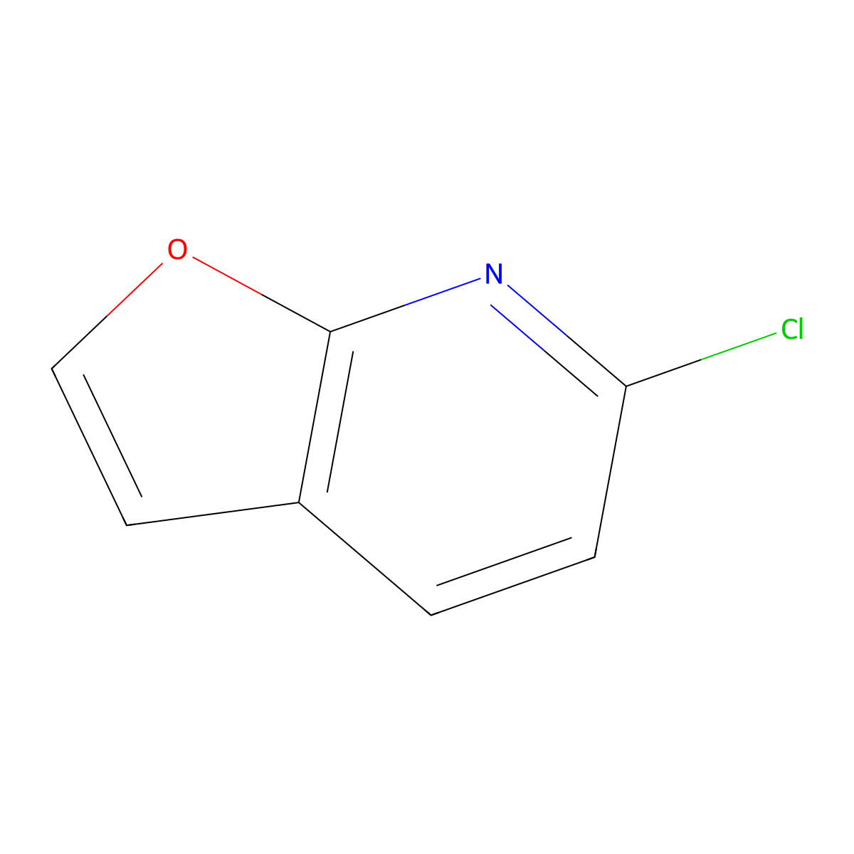 6-Chlorofuro[2,3-b]pyridine molecular structure, CAS 193624-87-2