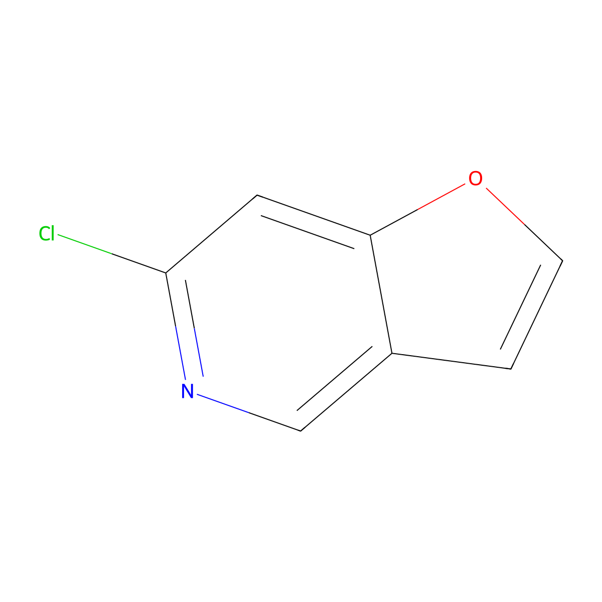 6-Chlorofuro[3,2-c]pyridine molecular structure, CAS 193624-90-7