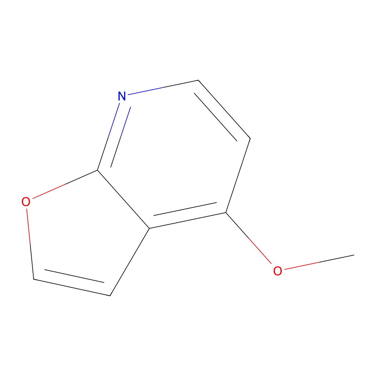 4-Methoxyfuro[2,3-b]pyridine molecular structure, CAS 193624-92-9