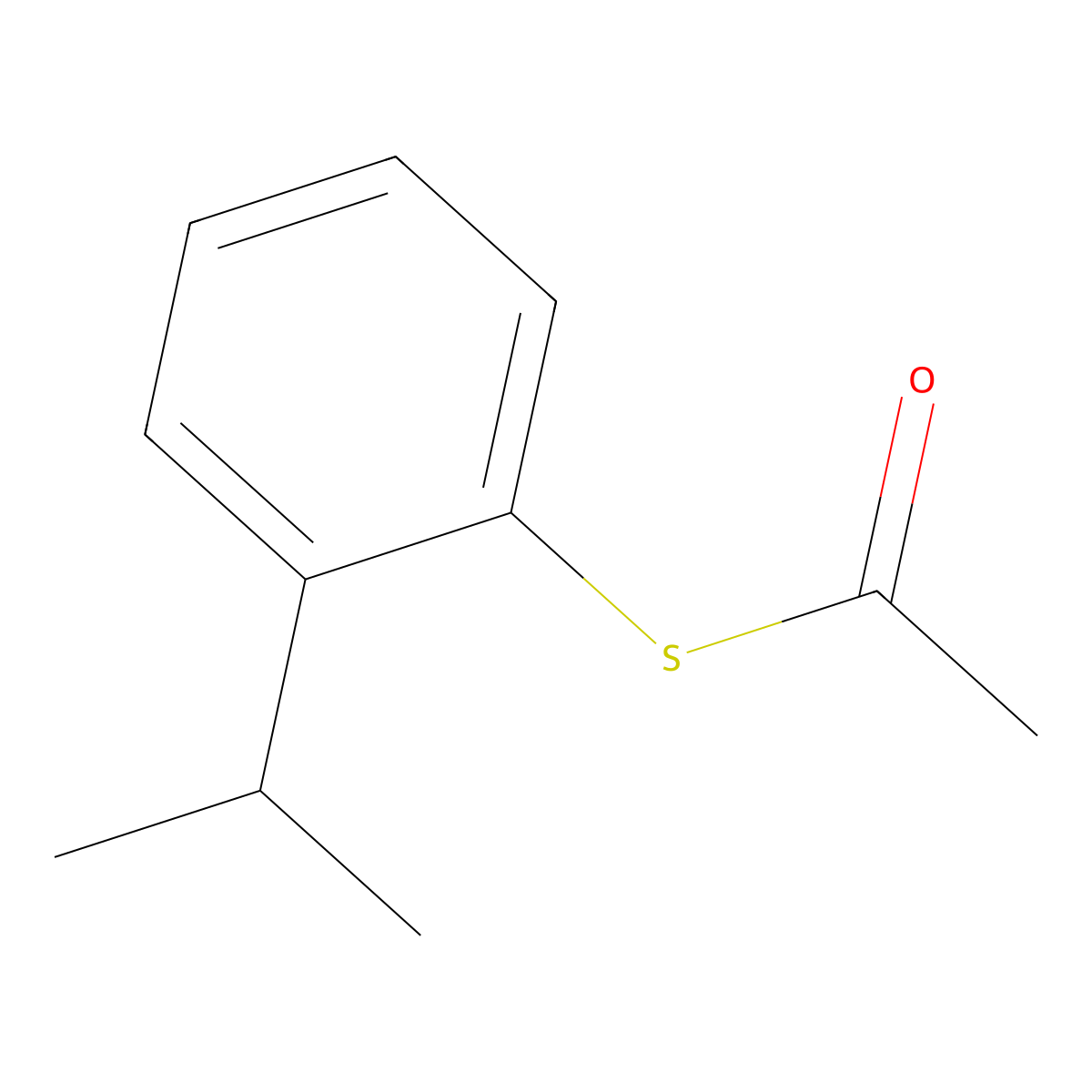 S-2-iso-Propylphenylthioacetate molecular structure, CAS 1936247-62-9