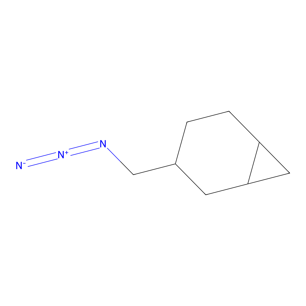 3-(Azidomethyl)bicyclo[4.1.0]heptane molecular structure, CAS 1936270-17-5