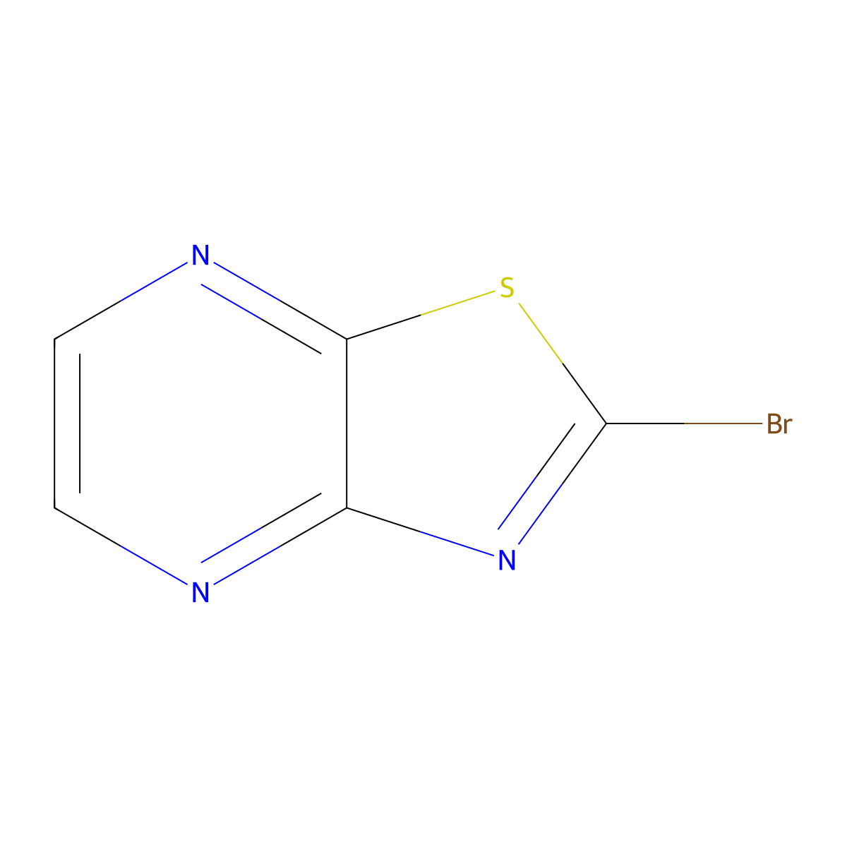 2-Bromo-[1,3]thiazolo[4,5-b]pyrazine molecular structure, CAS 1936275-03-4