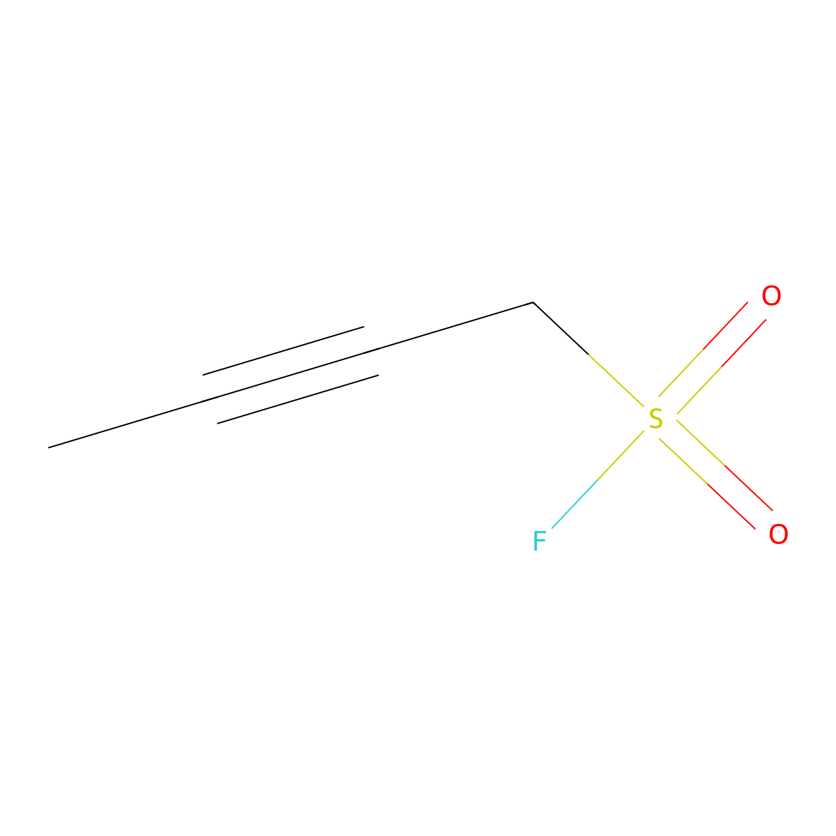 But-2-yne-1-sulfonyl fluoride molecular structure, CAS 1936293-86-5