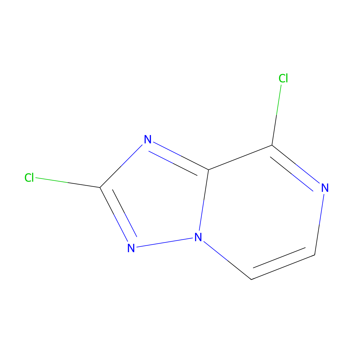 2,8-Dichloro-[1,2,4]triazolo[1,5-a]pyrazine molecular structure, CAS 1936295-68-9