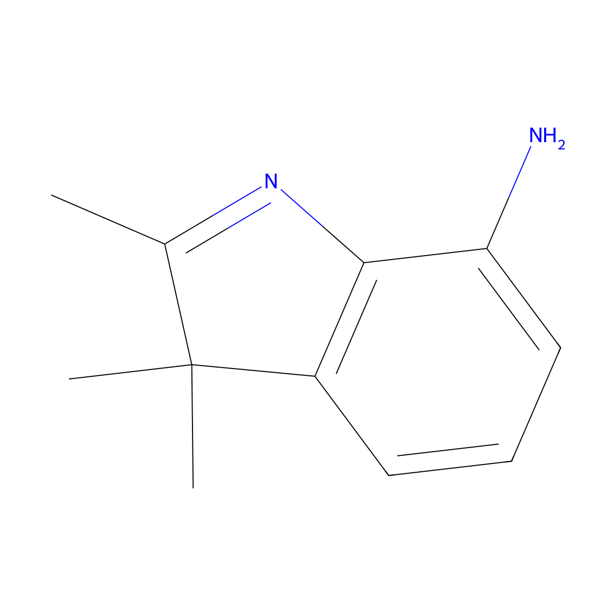 2,3,3-Trimethyl-3H-indol-7-amine molecular structure, CAS 19363-28-1